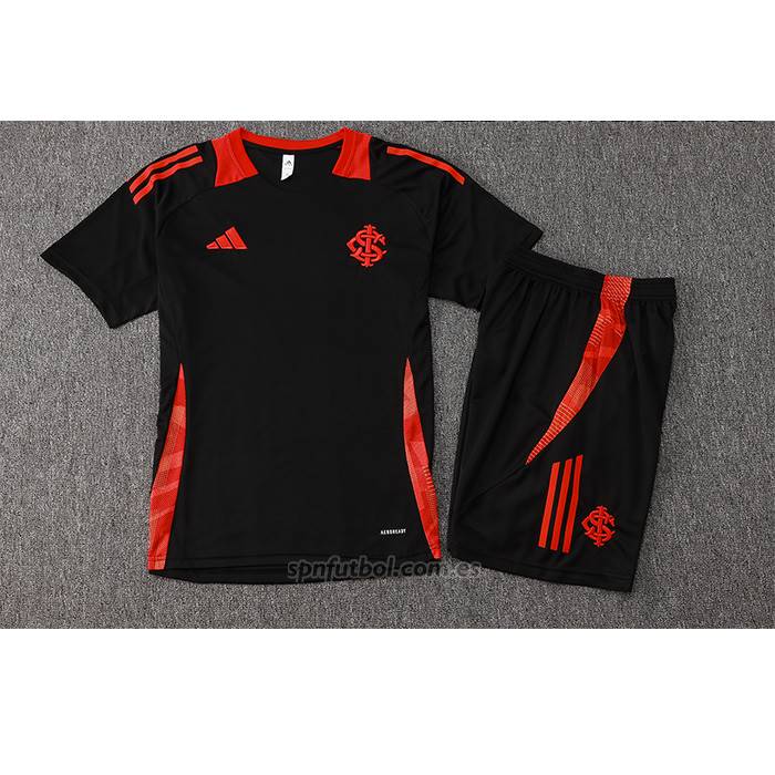 Chandal del SC Internacional Manga Corta 2024-2025 Negro - Pantalon Corto